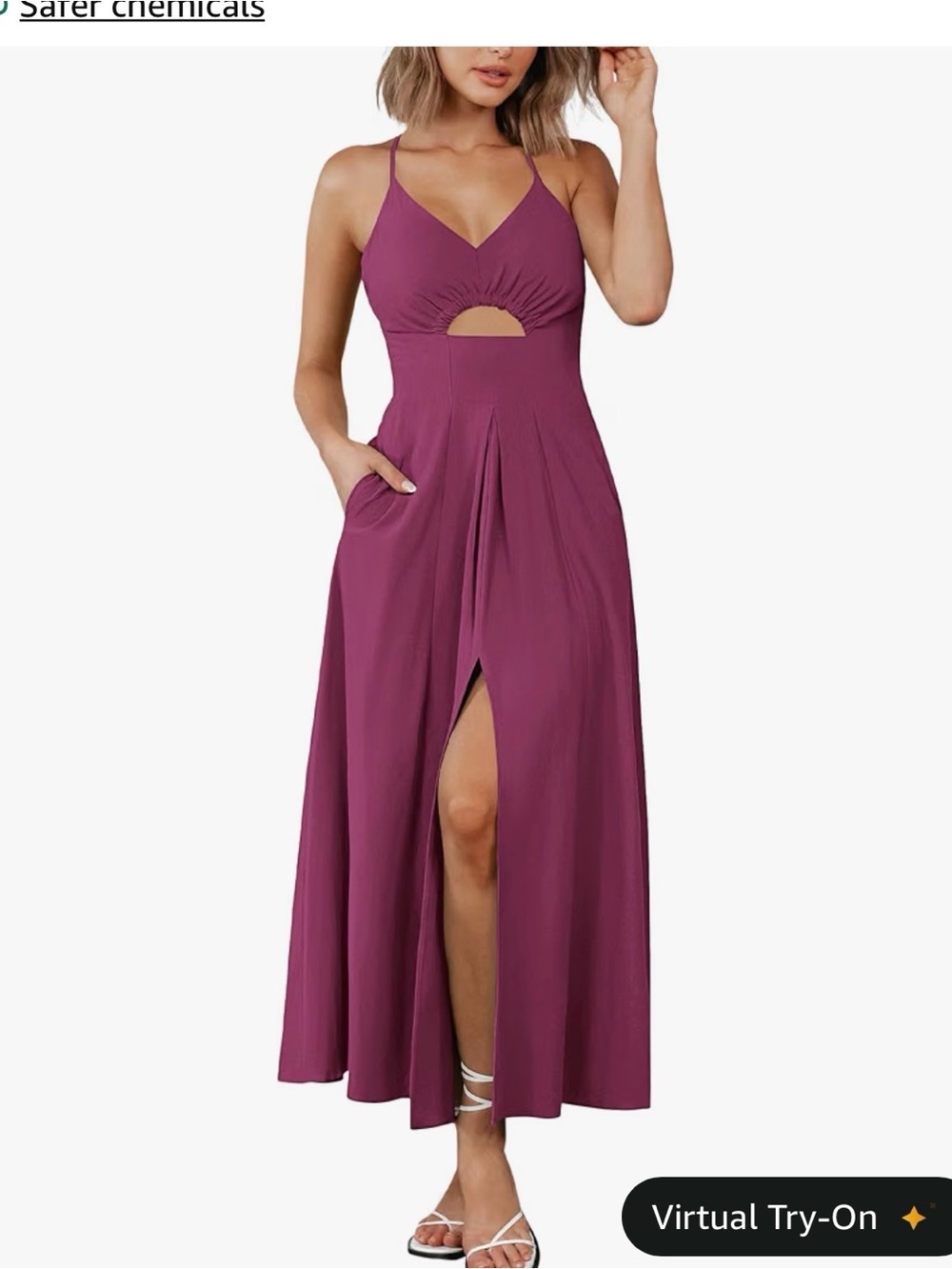 BTFBM Women Spaghetti Strap Midi Summer Dress